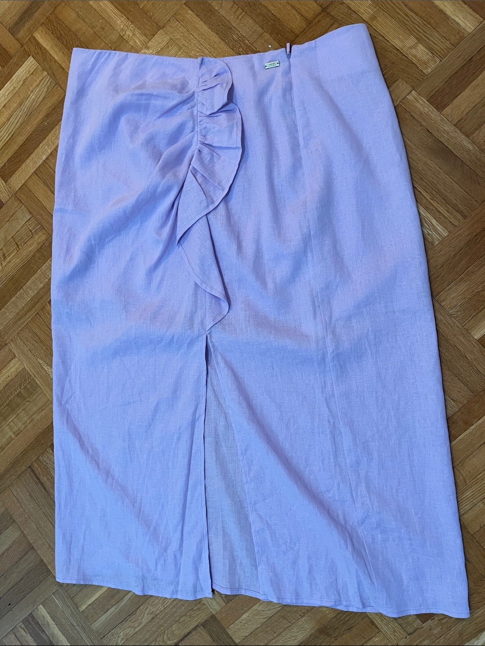 Armani Exchange Linen ruffle Skirt